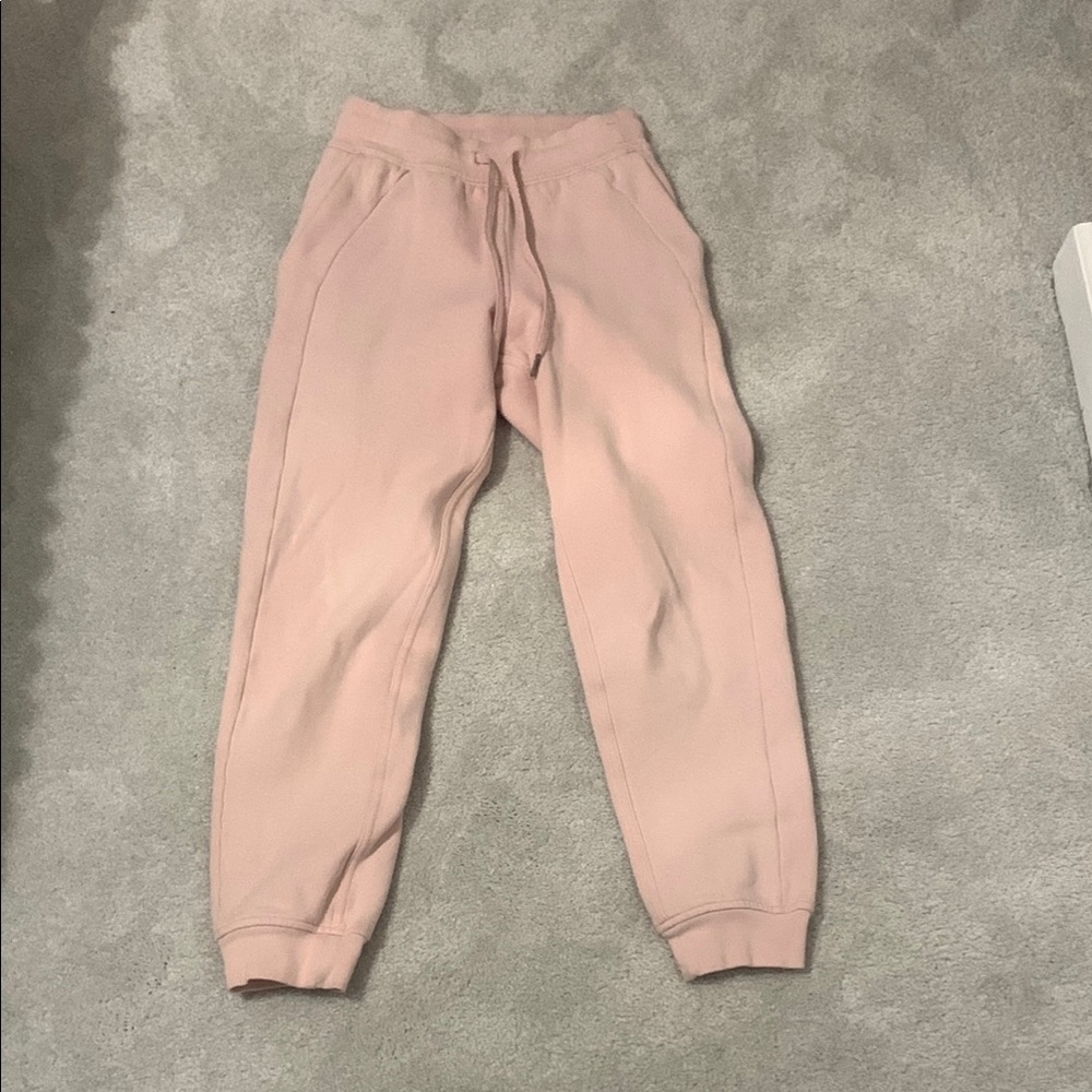 Lululemon Athletica Pink Track Pants with Elastic Waistband